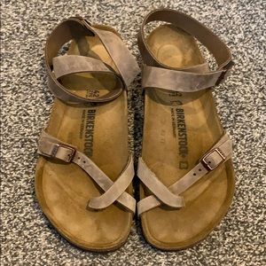 Birkenstock sandals with straps. Like new